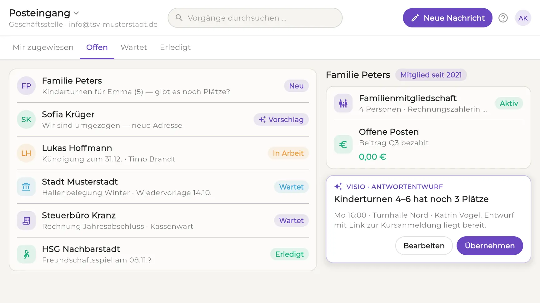 EhrenVision: comm_inbox_overview