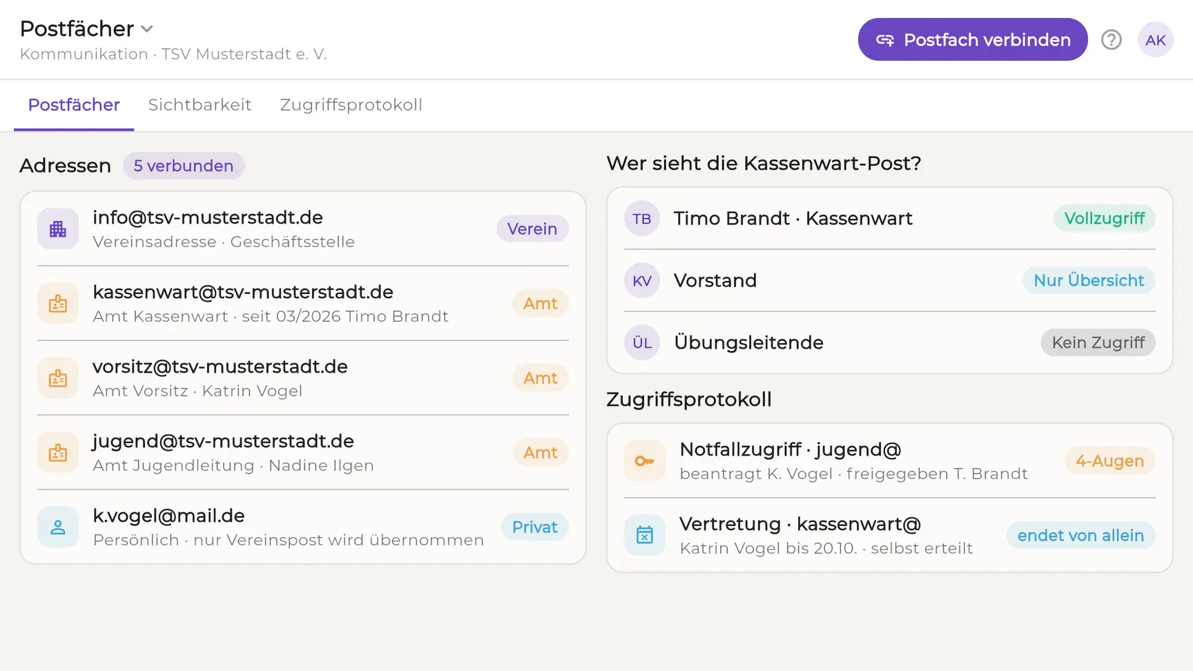 EhrenVision: Die Post gehört dem Amt — nicht dem Laptop von früher