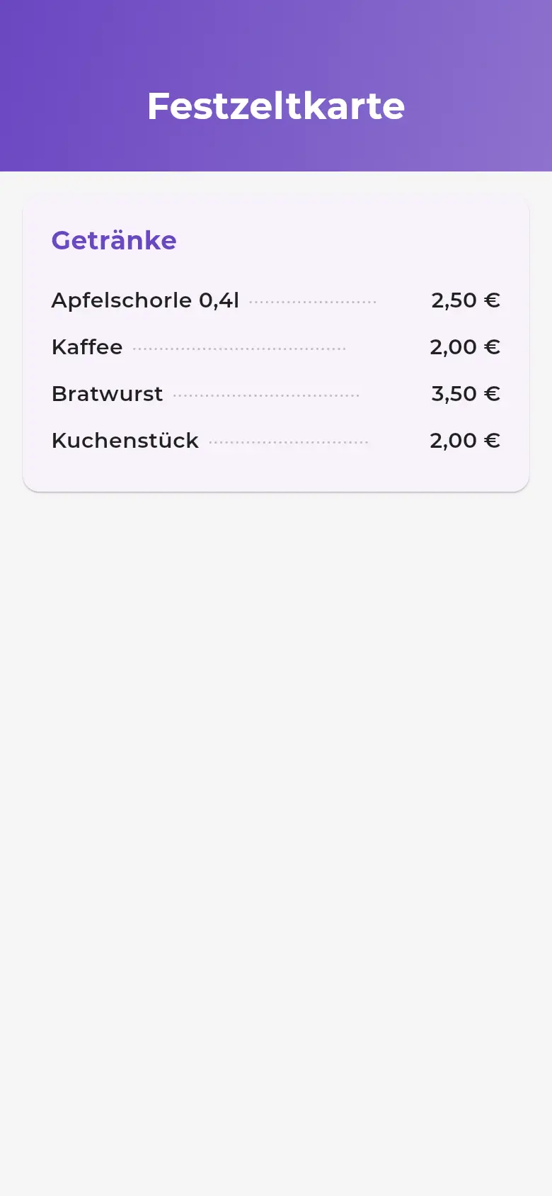 EhrenVision: Ein QR-Code am Tisch — und die Karte ist immer die aktuelle