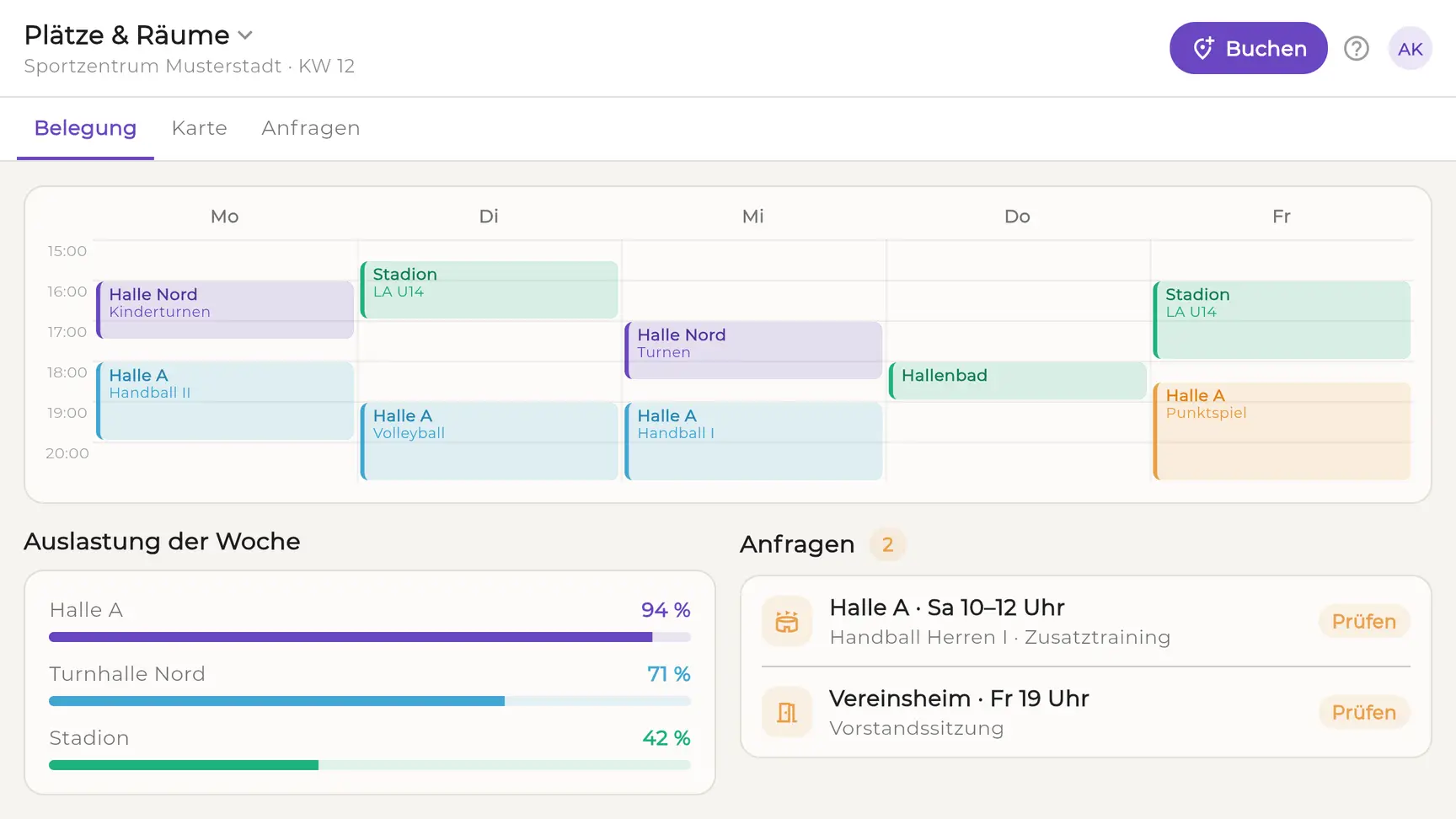 EhrenVision: resources_booking_overview