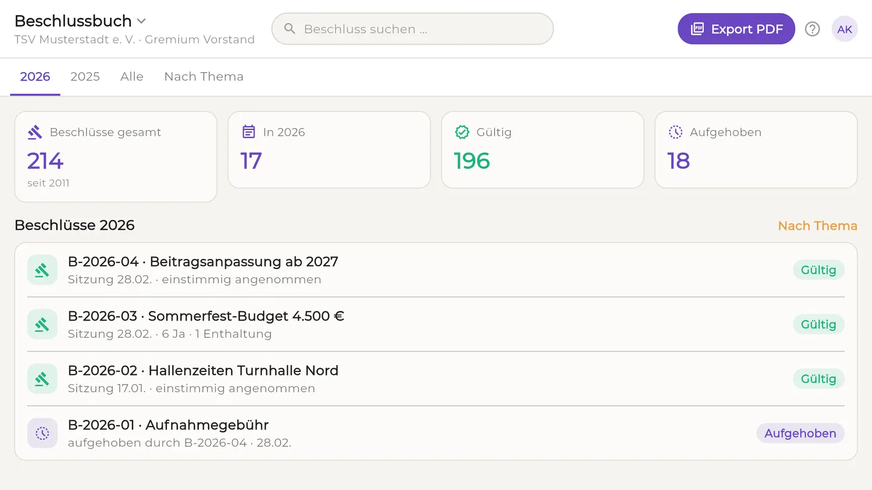 EhrenVision: workspace_decisions